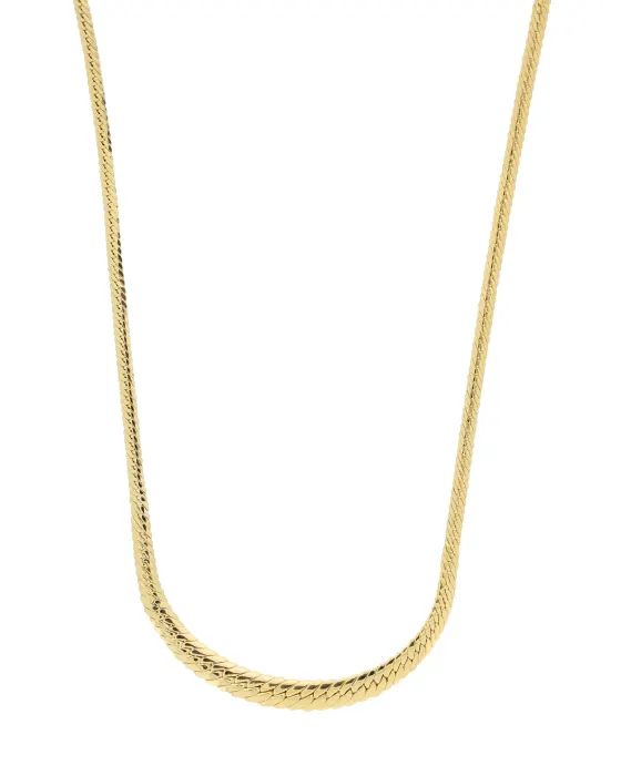 9CT Y/G GRAD H.BONE 7.0mm/45cm